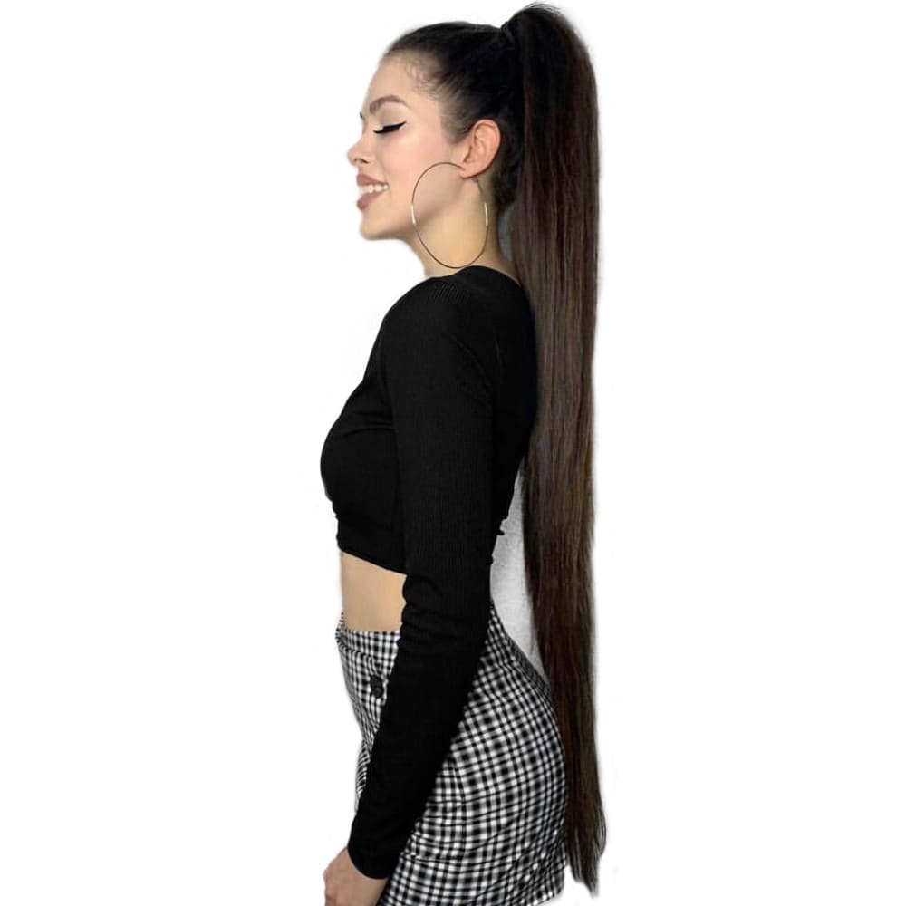 Postiche queue de cheval longue modèle