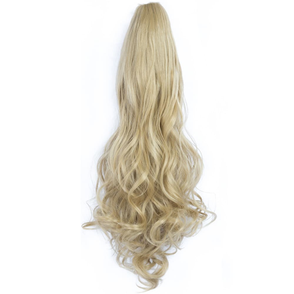 Postiche queue de cheval à pince blond