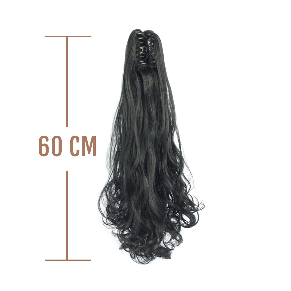 Postiche queue de cheval à pince longueur