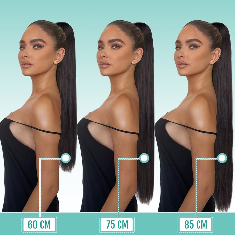 Postiche queue de cheval raide modèle