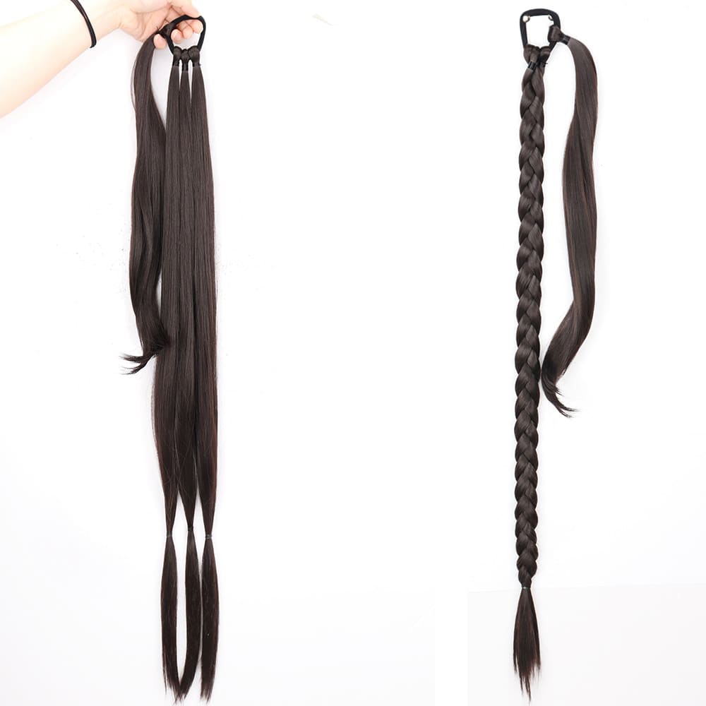 Postiche queue de cheval tresse longueur